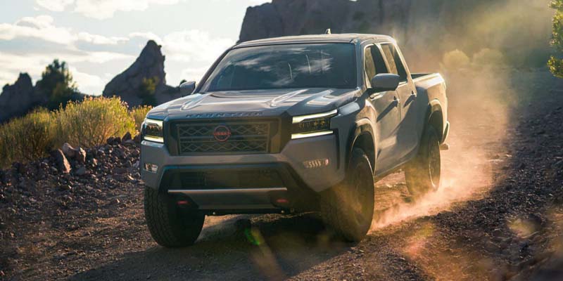 2023 Nissan Frontier driving off road