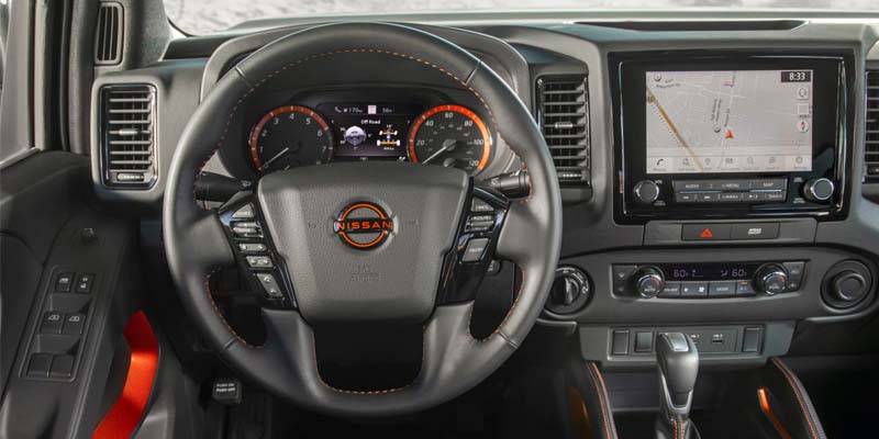 2023 Nissan Frontier dashboard