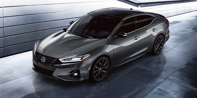 2023 Nissan Maxima parked in a garage
