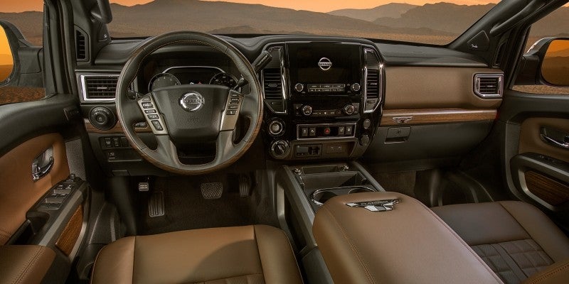 2023 Nissan Titan dashboard