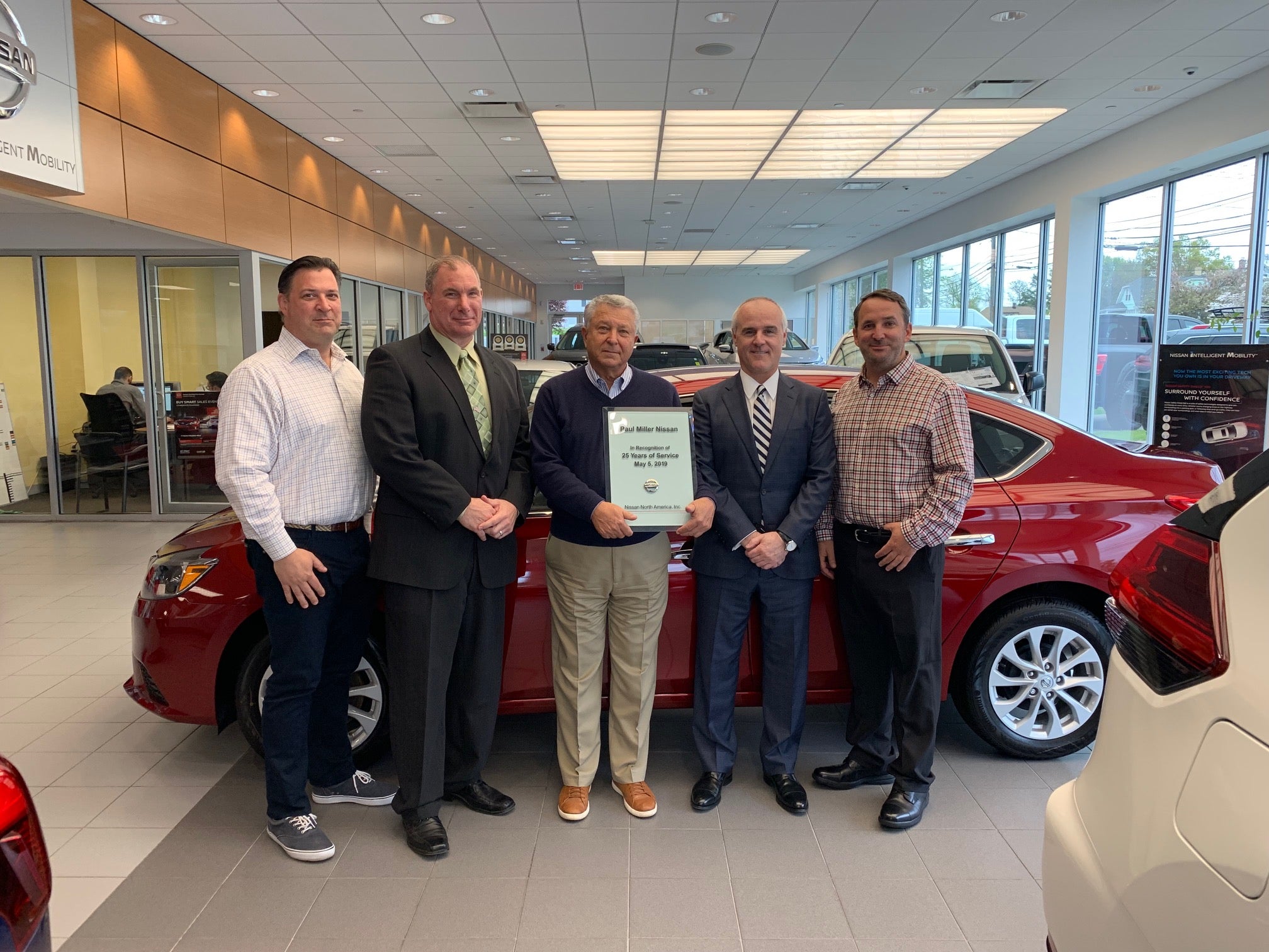 Paul Miller Nissan showroom