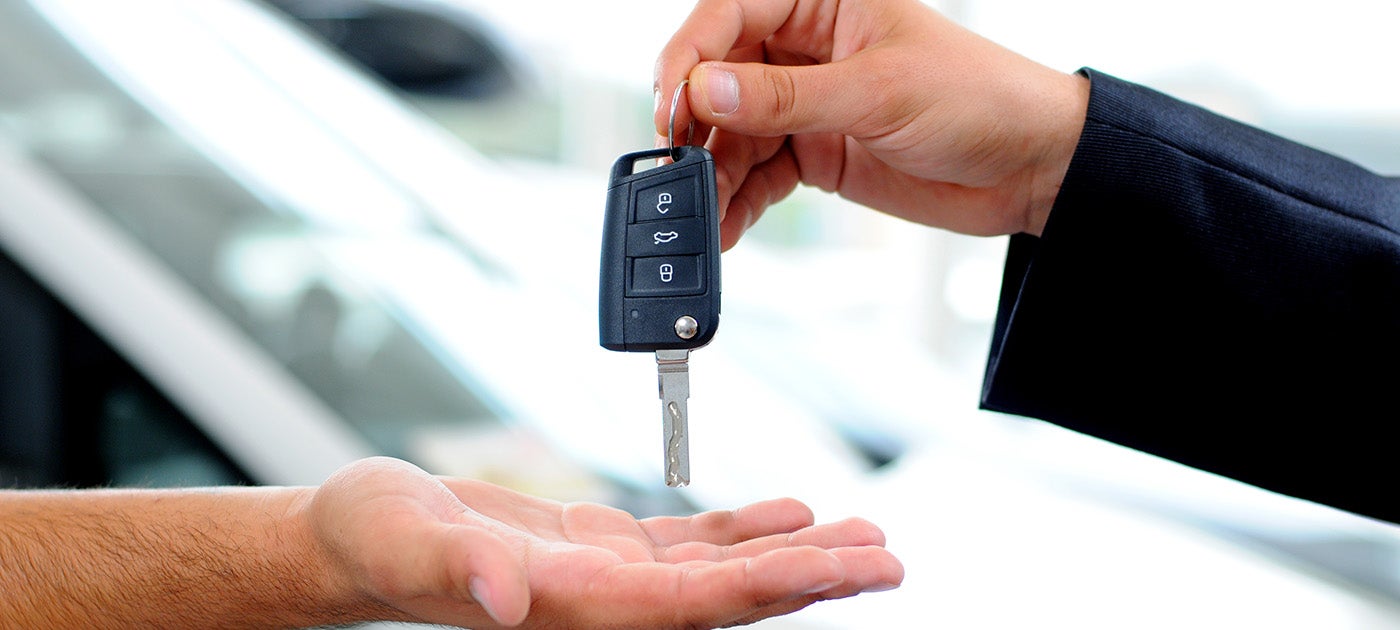 Handing off car key